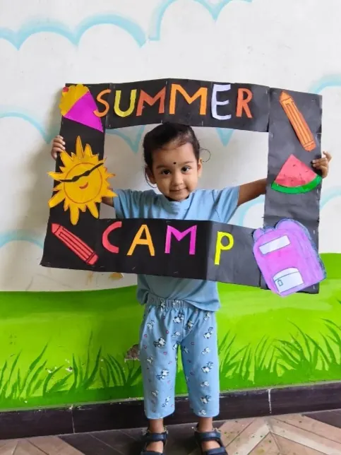 Children enjoying summer camp activity